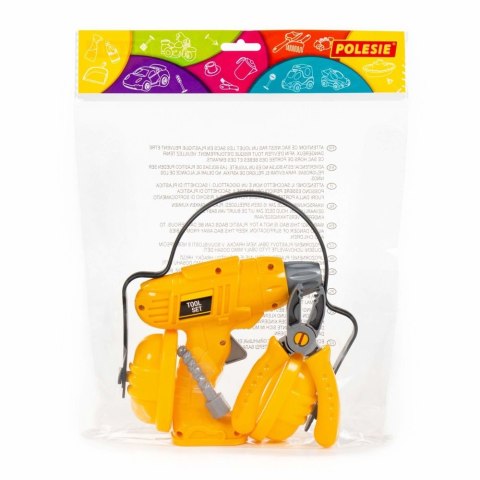 Zestaw Narzędzi Wkrętarka Nauszniki Kleszcze Żółte 91109 Wader Polesie Zestaw Narzędzi Wkrętarka Nauszniki Kleszcze Żółte 91109 Wader Polesie