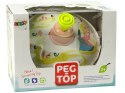 Bączek Do Kręcenia Zabawka Roszpunka Żółty Metalowy LEAN Toys