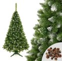 Choinka Sosna Diamentowa 3D 220cm Śnieg, Brokat LEAN