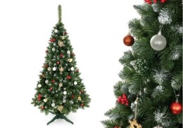 Choinka Sosna Diamentowa 3D 220cm Śnieg, Brokat LEAN