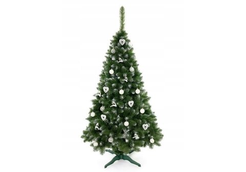 Choinka Sosna Diamentowa 3D 220cm Śnieg, Brokat LEAN Choinka Sosna Diamentowa 3D 220cm Śnieg, Brokat LEAN