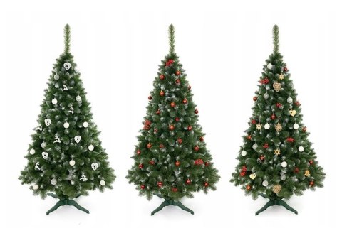 Choinka Sosna Diamentowa 3D 220cm Śnieg, Brokat LEAN Choinka Sosna Diamentowa 3D 220cm Śnieg, Brokat LEAN