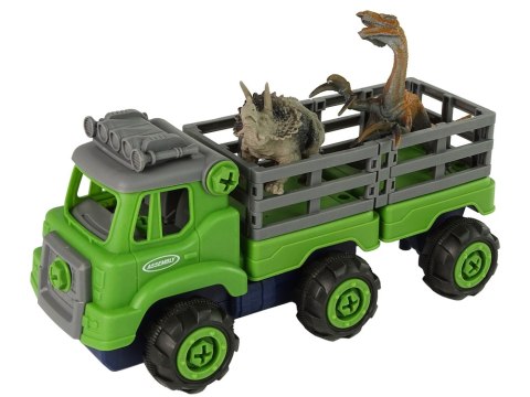 Ciężarówka Transport Dinozaury Wkrętarka Śrubokręt Do Rozkręcania LEAN Toys Ciężarówka Transport Dinozaury Wkrętarka Śrubokręt Do Rozkręcania LEAN Toys