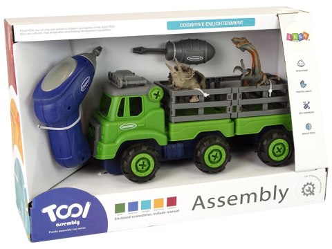 Ciężarówka Transport Dinozaury Wkrętarka Śrubokręt Do Rozkręcania LEAN Toys Ciężarówka Transport Dinozaury Wkrętarka Śrubokręt Do Rozkręcania LEAN Toys