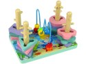 Drewniane Klocki Sorter Morski Świat Koraliki Edukacyjne LEAN Toys