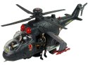 Helikopter Ogromne Skrzydła Światła Czarny Dźwięk Obraca Się LEAN Toys Helikopter Ogromne Skrzydła Światła Czarny Dźwięk Obraca Się LEAN Toys