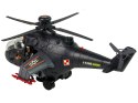 Helikopter Ogromne Skrzydła Światła Czarny Dźwięk Obraca Się LEAN Toys Helikopter Ogromne Skrzydła Światła Czarny Dźwięk Obraca Się LEAN Toys