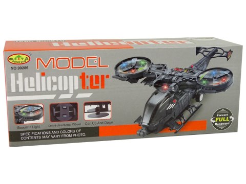 Helikopter Wojskowy Ogromne Skrzydła Światła Dźwięk LEAN Toys Helikopter Wojskowy Ogromne Skrzydła Światła Dźwięk LEAN Toys