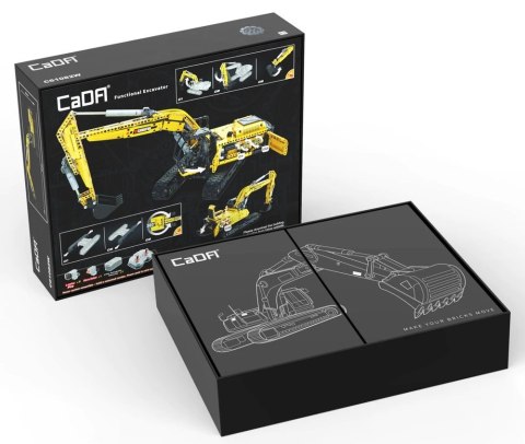 Klocki Konstrukcyjne Koparka Gąsienicowa 1702 Elementów CADA 1:20 CaDA Klocki Konstrukcyjne Koparka Gąsienicowa 1702 Elementów CADA 1:20 CaDA