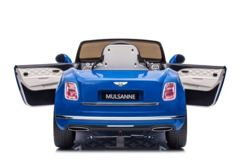 Auto Na Akumulator Bentley Mulsanne Niebieski Lakierowany LEAN CARS Auto Na Akumulator Bentley Mulsanne Niebieski Lakierowany LEAN CARS