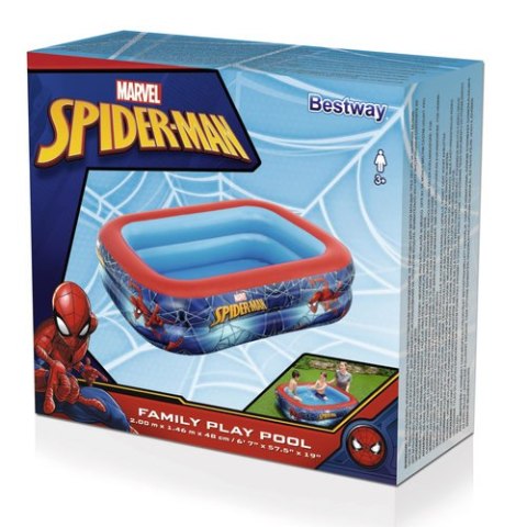 Basen Dmuchany Spider-Man 200x146x48 cm Bestway 98011 Bestway Basen Dmuchany Spider-Man 200x146x48 cm Bestway 98011 Bestway