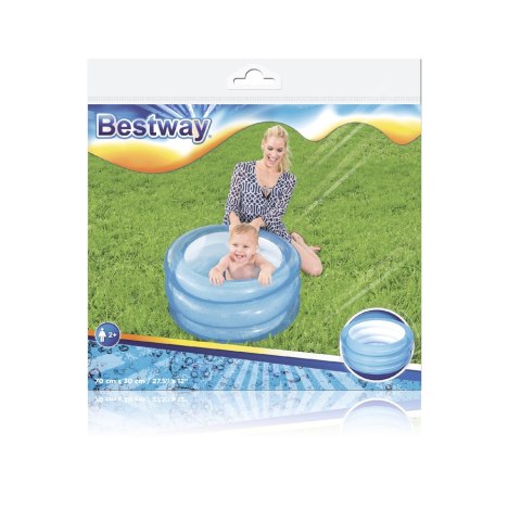 Dmuchany Basenik Brodzik Niebieski 70 cm x 30 cm Bestway 51033 Bestway Dmuchany Basenik Brodzik Niebieski 70 cm x 30 cm Bestway 51033 Bestway