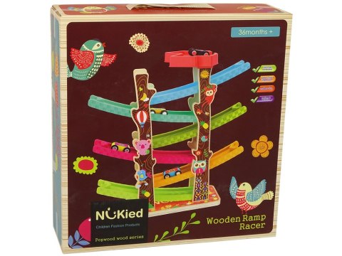 Kolorowy Tor Dla Autek Zjeżdżalnia Drzewko 6 Poziomów LEAN Toys Kolorowy Tor Dla Autek Zjeżdżalnia Drzewko 6 Poziomów LEAN Toys