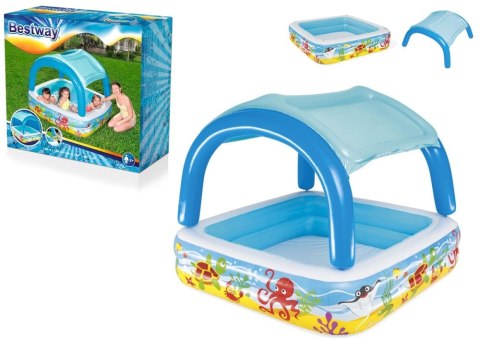 Basen Dmuchany Dla Dzieci Z Daszkiem 140 x 140 x 114 cm Bestway 52192 Bestway