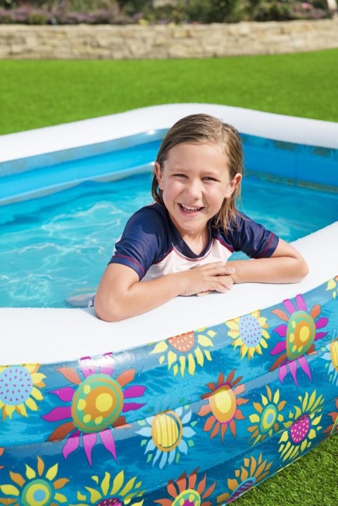 Basen Dmuchany Kwiaty 229 x 152 x 56 cm Bestway 54120 Bestway Basen Dmuchany Kwiaty 229 x 152 x 56 cm Bestway 54120 Bestway