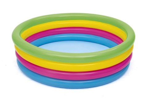 Basen Dmuchany Tęczowy 157 cm x 46 cm Bestway 51117 Bestway Basen Dmuchany Tęczowy 157 cm x 46 cm Bestway 51117 Bestway