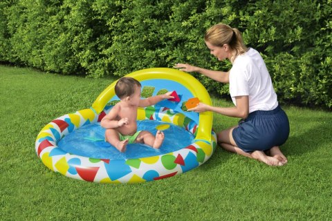 Basen Dmuchany Z Poduszką Wodną 120 x 117 x 46 cm Bestway 52378 Bestway Basen Dmuchany Z Poduszką Wodną 120 x 117 x 46 cm Bestway 52378 Bestway