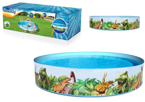 Basen Ogrodowy Dinozaury 244 cm x 46 cm Bestway 55001 Bestway Basen Ogrodowy Dinozaury 244 cm x 46 cm Bestway 55001 Bestway