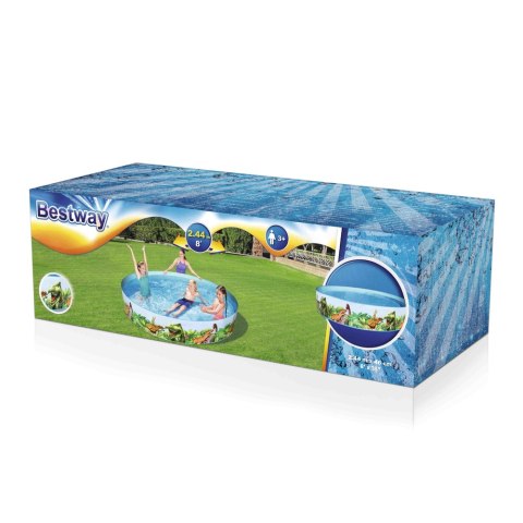 Basen Ogrodowy Dinozaury 244 cm x 46 cm Bestway 55001 Bestway Basen Ogrodowy Dinozaury 244 cm x 46 cm Bestway 55001 Bestway