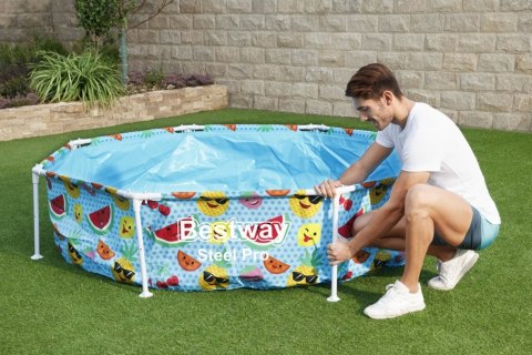 Basen Ogrodowy Stelażowy Dla Dzieci 244 cm x 51 cm Bestway 56432 Bestway Basen Ogrodowy Stelażowy Dla Dzieci 244 cm x 51 cm Bestway 56432 Bestway