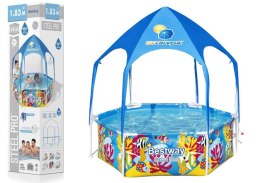 Basen Ogrodowy Stelażowy Z Daszkiem 183 cm x 51 cm Bestway 5618T Bestway