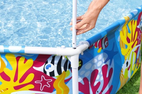 Basen Ogrodowy Stelażowy Z Daszkiem 183 cm x 51 cm Bestway 5618T Bestway Basen Ogrodowy Stelażowy Z Daszkiem 183 cm x 51 cm Bestway 5618T Bestway