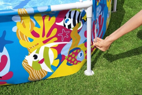 Basen Ogrodowy Stelażowy Z Daszkiem 183 cm x 51 cm Bestway 5618T Bestway Basen Ogrodowy Stelażowy Z Daszkiem 183 cm x 51 cm Bestway 5618T Bestway