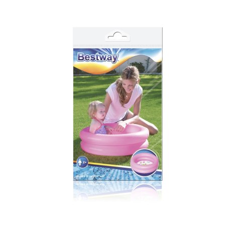 Dmuchany Basenik Różowy 61 cm x 15 cm Bestway 51061 Bestway Dmuchany Basenik Różowy 61 cm x 15 cm Bestway 51061 Bestway