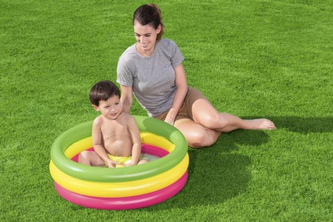 Dmuchany Basenik Tęczowy 70 cm x 24 cm Bestway 51128 Bestway Dmuchany Basenik Tęczowy 70 cm x 24 cm Bestway 51128 Bestway