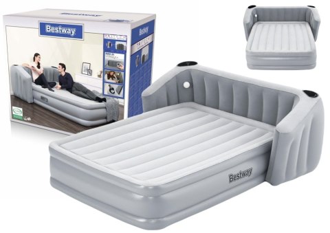 Dmuchany Materac Łóżko 233 x 196 x 80 cm Bestway 67620 Bestway