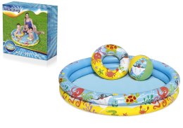 Zestaw Dmuchany Basen 3w1 Piłka, Koło 122 x 20 cm Bestway 51124 Bestway