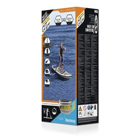 Deska Sup Hydro-Force 305 x 84 x 12 cm White Cap Bestway 65341 Bestway Deska Sup Hydro-Force 305 x 84 x 12 cm White Cap Bestway 65341 Bestway