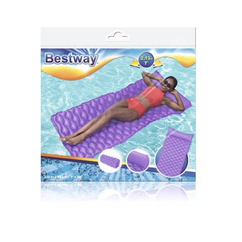 Dmuchany Materac Plażowy Fioletowy 213 x 86 cm Bestway 44020 Bestway Dmuchany Materac Plażowy Fioletowy 213 x 86 cm Bestway 44020 Bestway