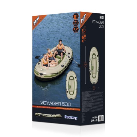 Dmuchany Ponton Trzyosobowy 348cm x 142 cm Bestway 65001 Bestway