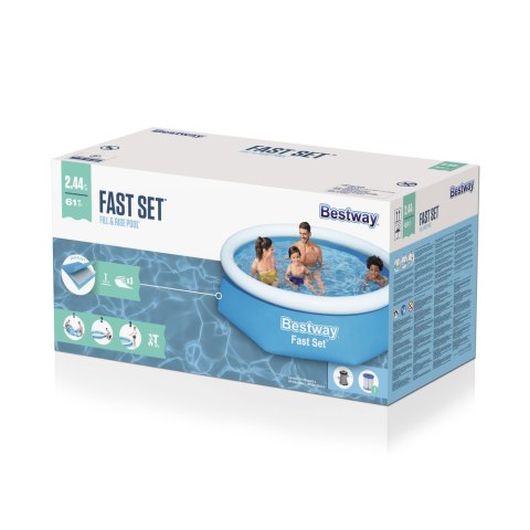 Basen Rozporowy 244 x 61 cm Bestway 57450 Bestway Basen Rozporowy 244 x 61 cm Bestway 57450 Bestway