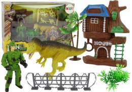 Duży Park Dinozaurów Dinozaury Jurassic Jaja Akcesoria Palmy LEAN Toys
