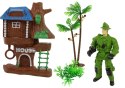Duży Park Dinozaurów Dinozaury Jurassic Jaja Akcesoria Palmy LEAN Toys