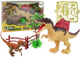Duży Park Dinozaurów Zestaw Jurassic Kompsognat Spinozaur Szkielet LEAN Toys