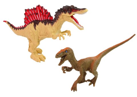 Duży Park Dinozaurów Zestaw Jurassic Kompsognat Spinozaur Szkielet LEAN Toys Duży Park Dinozaurów Zestaw Jurassic Kompsognat Spinozaur Szkielet LEAN Toys