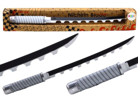 Miecz Samurajski Nichirin Na Baterie Wygodna Rękojeść Czarny Dźwięk LEAN Toys Miecz Samurajski Nichirin Na Baterie Wygodna Rękojeść Czarny Dźwięk LEAN Toys
