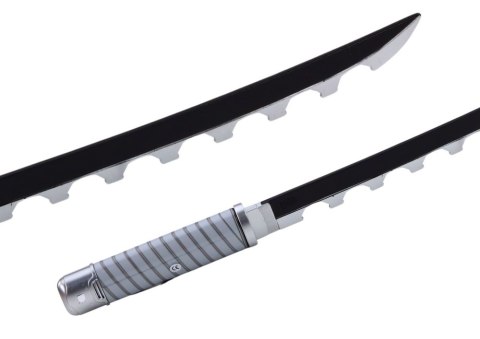 Miecz Samurajski Nichirin Na Baterie Wygodna Rękojeść Czarny Dźwięk LEAN Toys Miecz Samurajski Nichirin Na Baterie Wygodna Rękojeść Czarny Dźwięk LEAN Toys