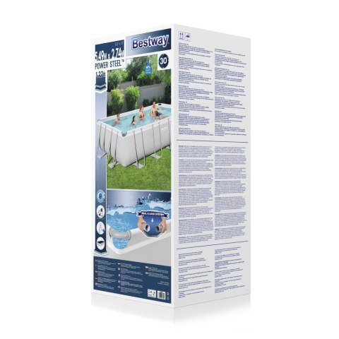 Basen Ogrodowy Stelażowy 549 x 274 x 122 cm Bestway 56466 Bestway Basen Ogrodowy Stelażowy 549 x 274 x 122 cm Bestway 56466 Bestway