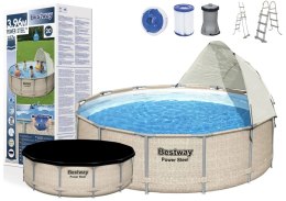 Basen stelażowy ogrodowy 396 x 107 cm Bestway 5614V Bestway