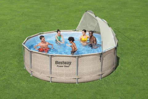 Basen stelażowy ogrodowy 396 x 107 cm Bestway 5614V Bestway Basen stelażowy ogrodowy 396 x 107 cm Bestway 5614V Bestway