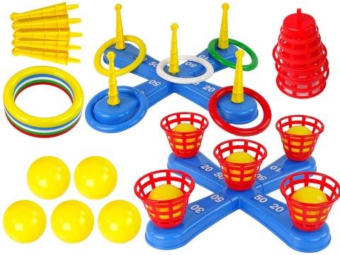 Gra Zręcznościowa Rzut do Koszyka Okręgi Piłeczki 3411 Technok Gra Zręcznościowa Rzut do Koszyka Okręgi Piłeczki 3411 Technok