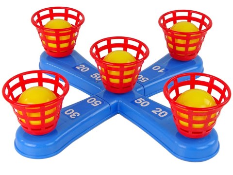 Gra Zręcznościowa Rzut do Koszyka Okręgi Piłeczki 3411 Technok Gra Zręcznościowa Rzut do Koszyka Okręgi Piłeczki 3411 Technok