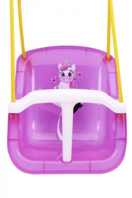 Huśtawka Kubełkowa Różowa 8096 Technok