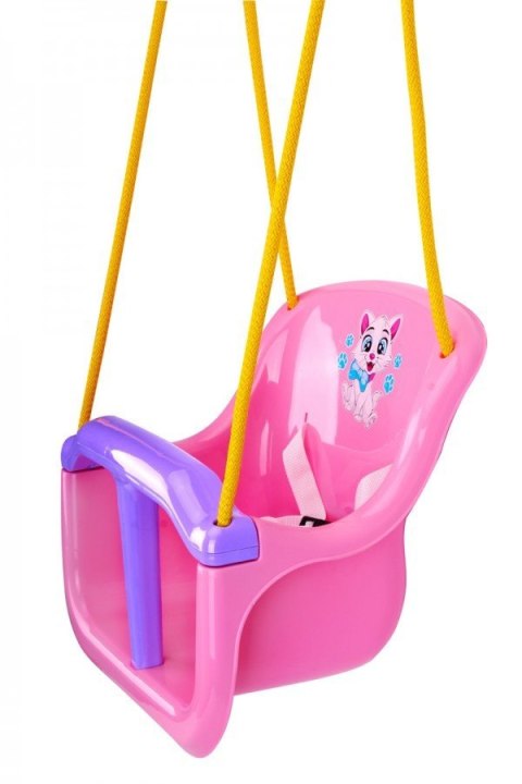 Huśtawka Kubełkowa Różowa 8102 Technok