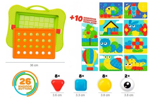 Mozaika Układanka Klocki Wzory 6269 Technok Mozaika Układanka Klocki Wzory 6269 Technok