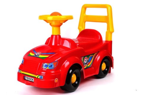 Samochód Jeździk 2483 Czerwony Dźwięk Klaksonu LEAN CARS Samochód Jeździk 2483 Czerwony Dźwięk Klaksonu LEAN CARS